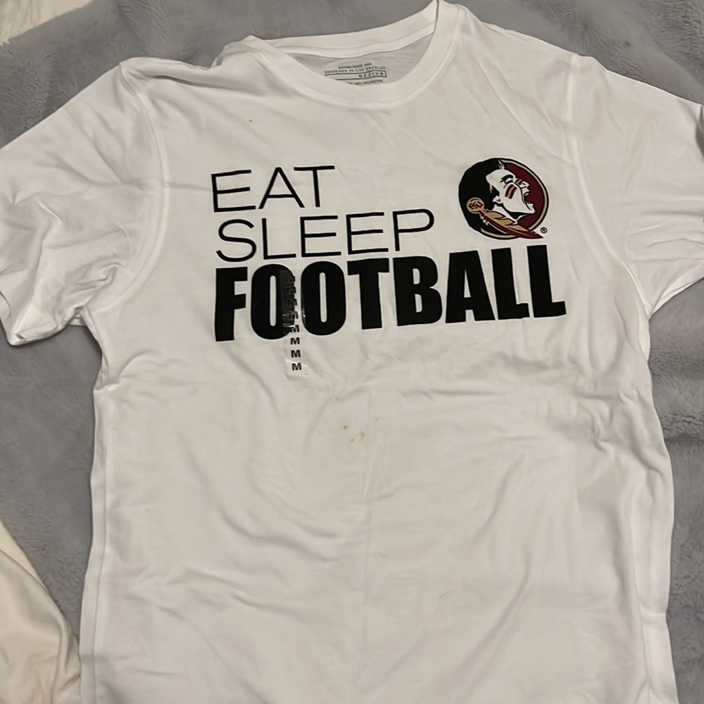 FSU football tshirt NWT but somehow has some spots! Didn’t notice when bought